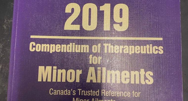 CTMA Compendium of Therapeutics for Minor Ailments 2019