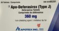 DEFERASIROX (TYPE J) TB 360MG BLST 30 APO