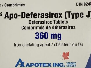 DEFERASIROX (TYPE J) TB 360MG BLST 30 APO