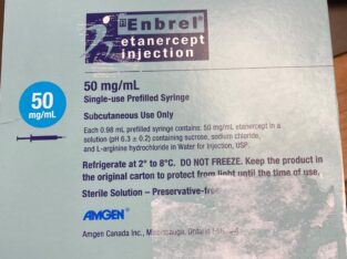 Enbrel Etanercept Injection 50mg/mL Single Use Pre-Filled Syringes