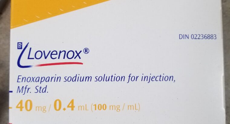 Lovenox 40mg/0.4ml x3 boxes